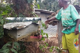 Gabon : Intempéries, le bois est finalement tombé sur la case de la vieille Odjidja